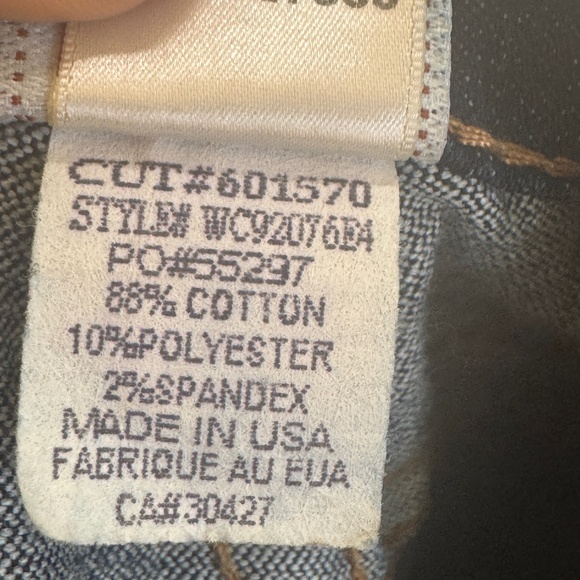 True Religion Jeans Womens Size 31 Blue Dark Wash Straight Leg Low Rise - Picture 4 of 10